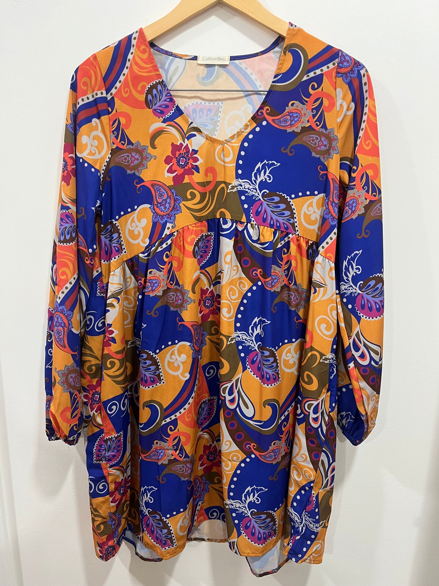 Shagadelic Bubble Sleeve Dress with Pockets
