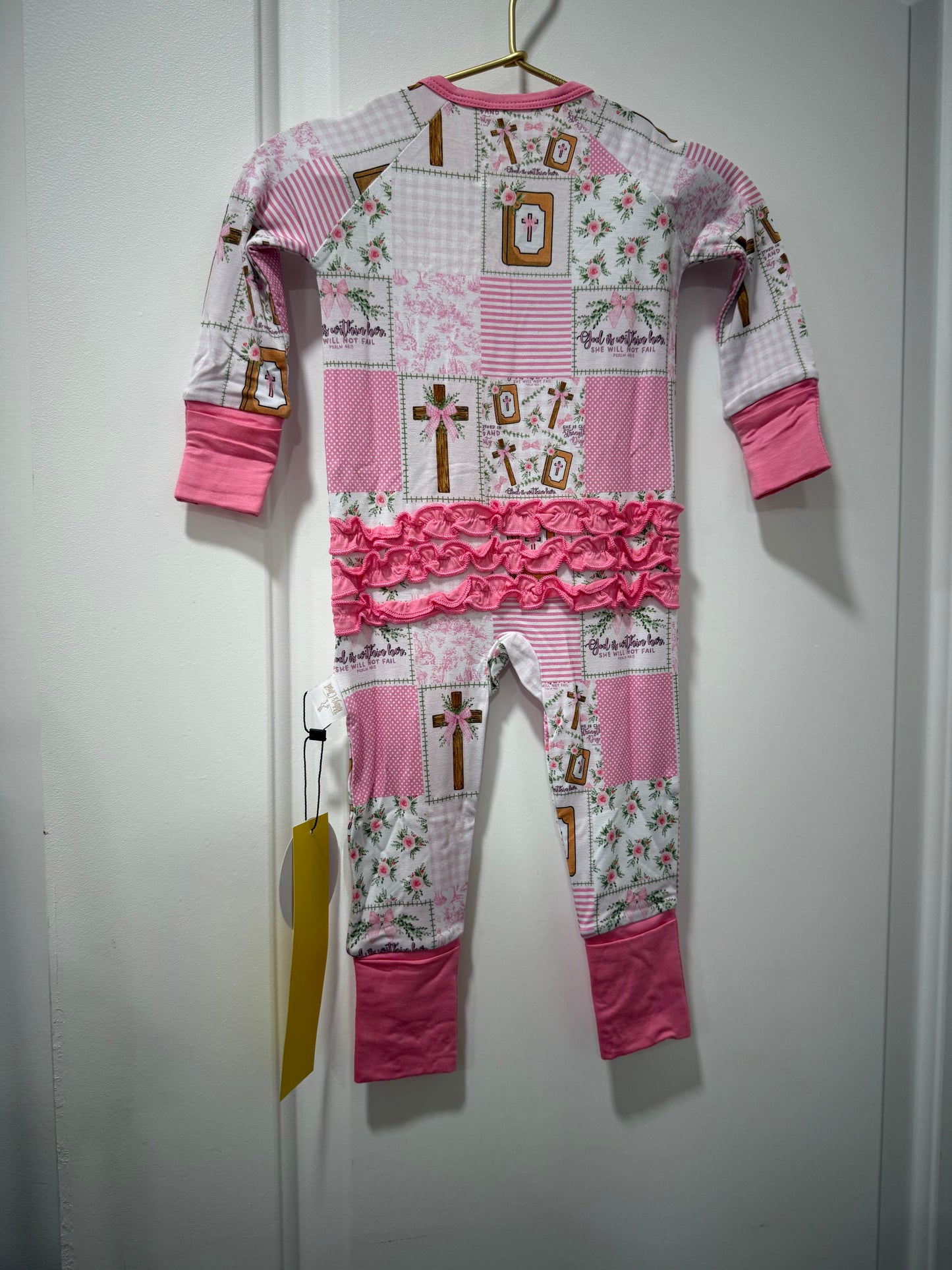 Kids Bamboo Ruffled Zippy - PSALM