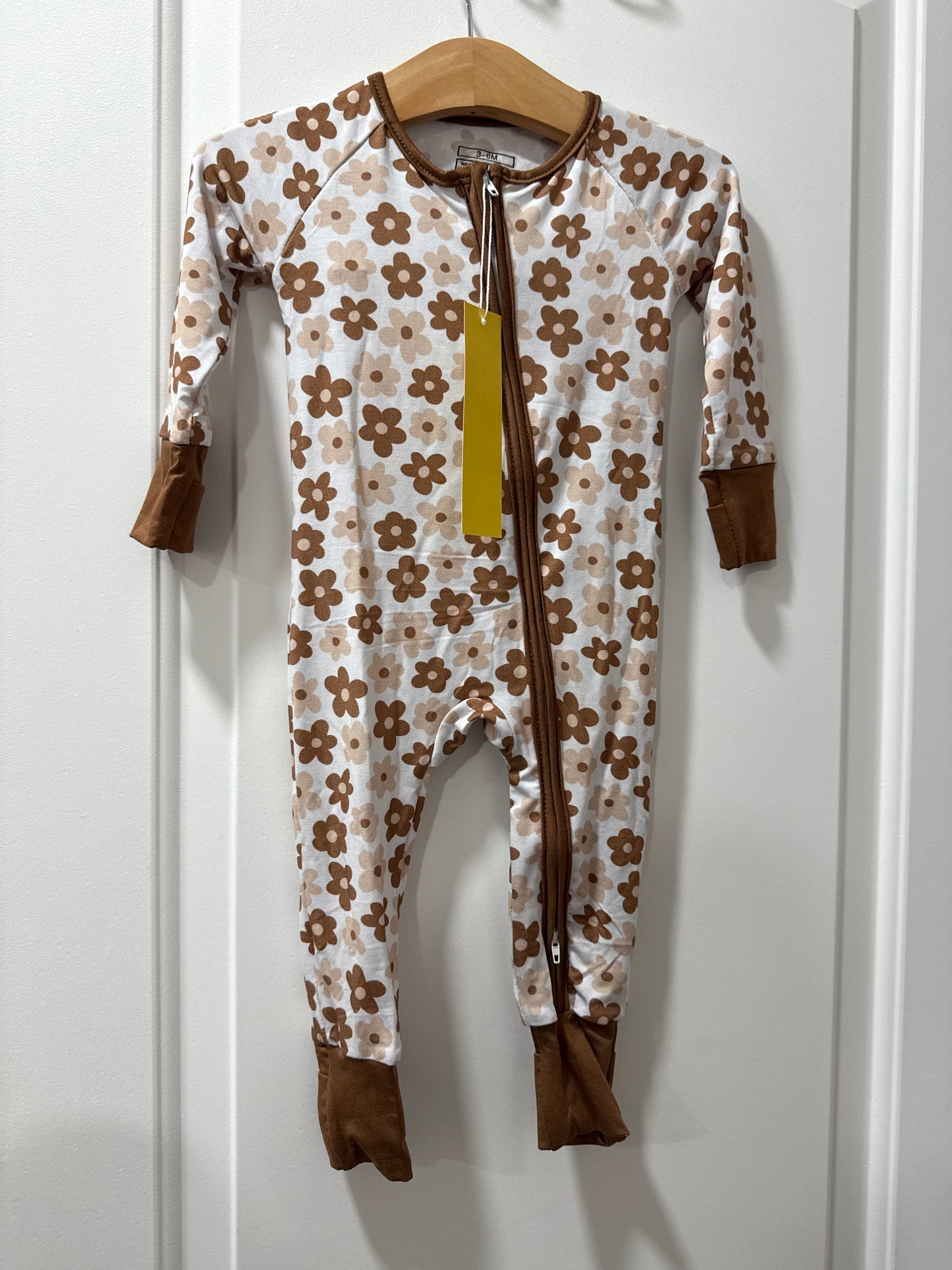 Boho Flower Bamboo Zippy